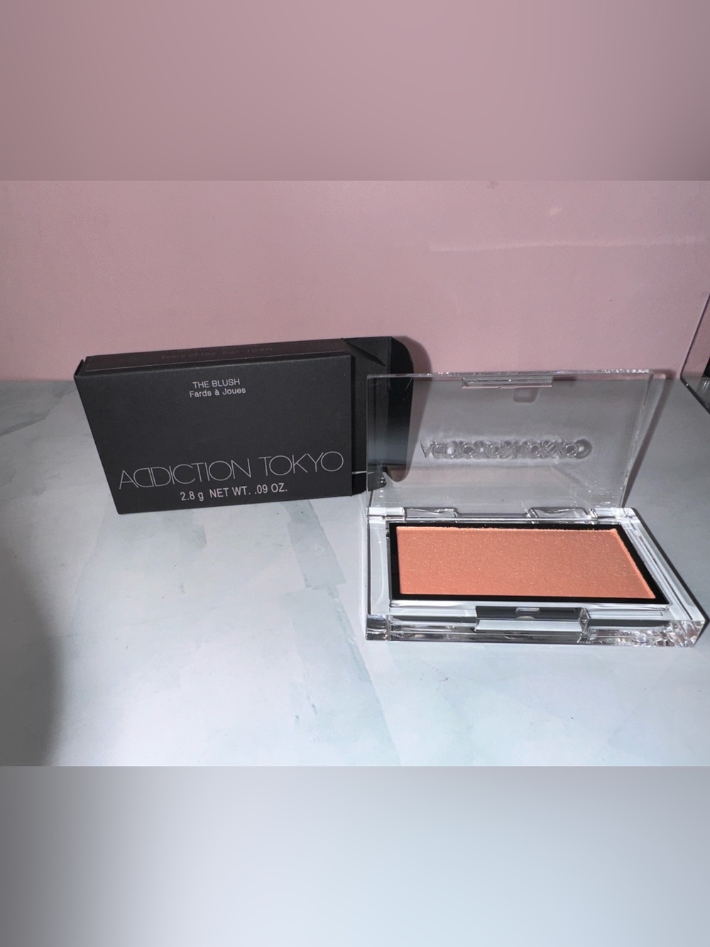 Addiction Peach Coral Blush Compact